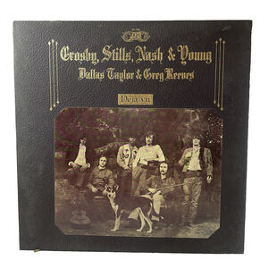 Crosby Stills Nash Young Deja Vu Vtg 1970 LP Vinyl Album SD 7200 Gatefold Rock